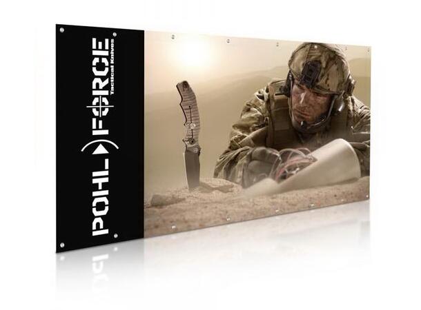 PVC banner 510 gr med hull og maljer 